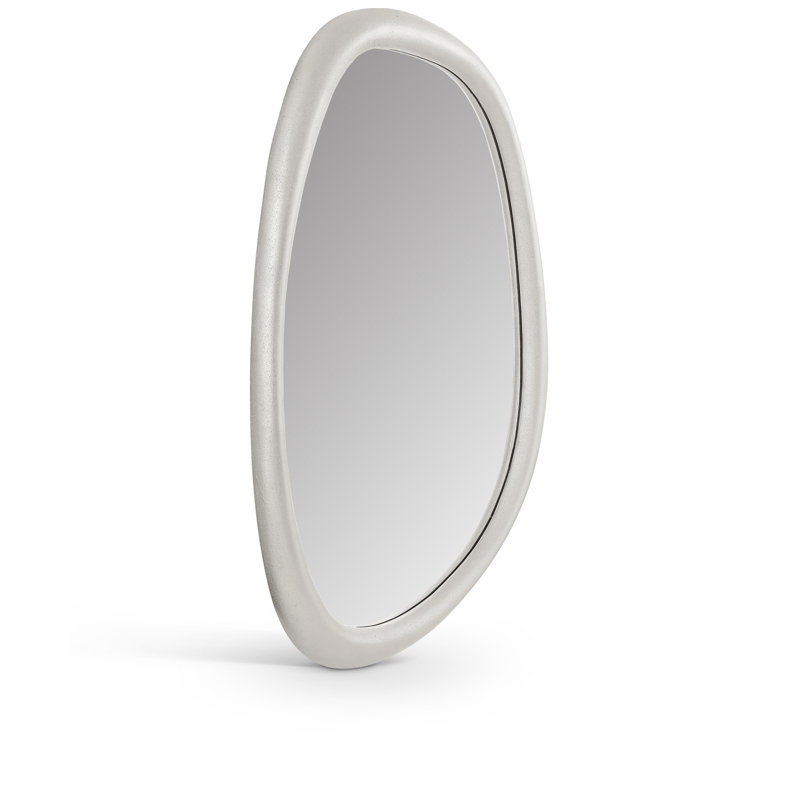 Miroir Raeana, Blanc, 45 po x 27,5 po