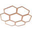 Médaillon de plafond en bois Florin-63411883-63411861