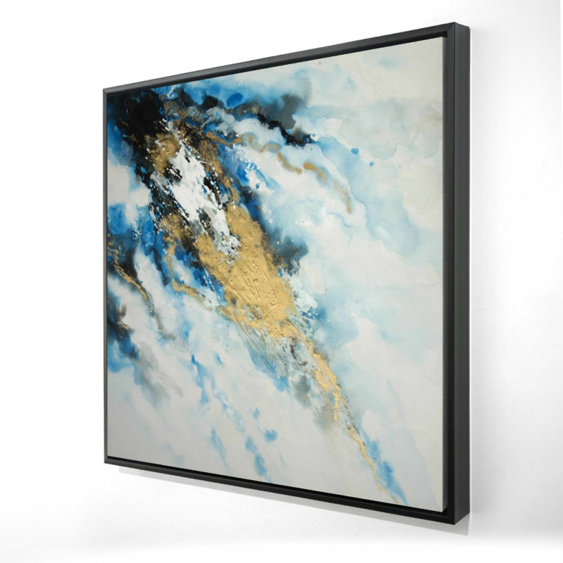 "Marbre bleu et or"