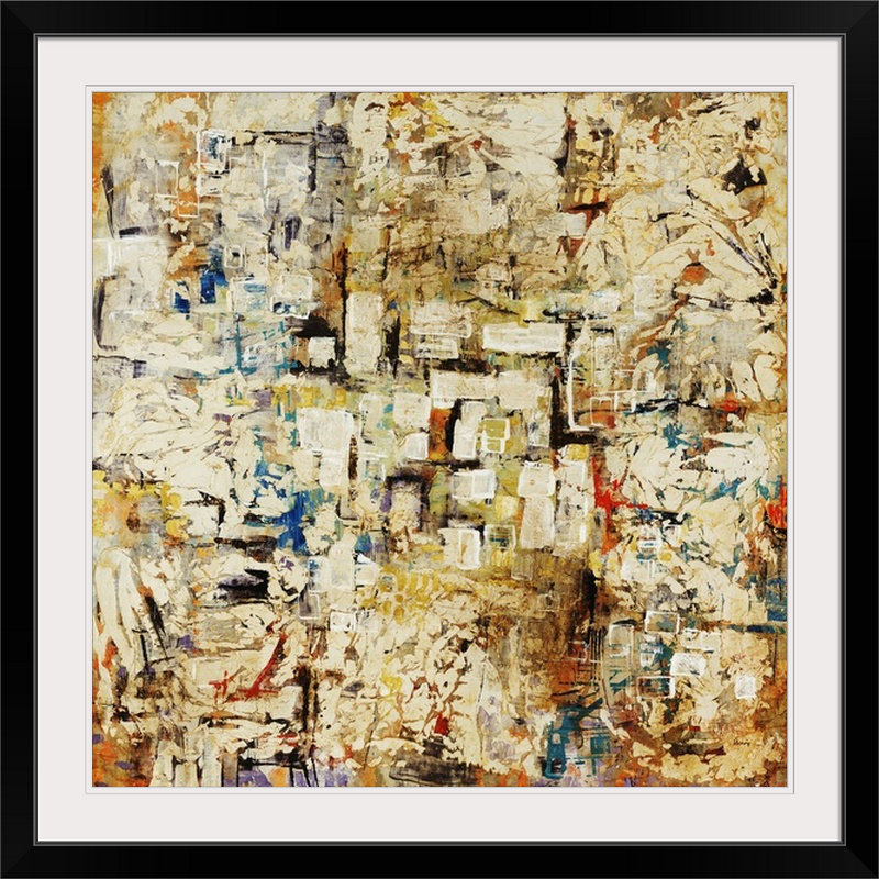 Sommet Nomad Ranch «Alexys Henry», reproduction d'art, Cadre noir, H 20" x l 20" x P 1"