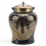 Hand Painted Decorative Porcelain Jar