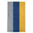 Argent / bleu marine / doré
