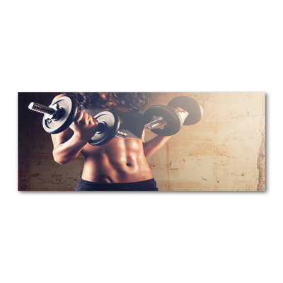 Muscle Building - No Frame Print on Canvas