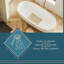 Tapis de douche antidérapant en caoutchouc avec ventouse brun Decor Living Rio-118661639