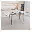 Ensemble de table à manger extensible de 47 à 63 po pour 2 à 6 personnes, équipé d'une chaise de salle à manger rembourrée en tissu polyuréthane épais et d'une table à manger élégante et spacieuse, d'une table de cuisine et d'un ensemble de ch-126599692-126599682