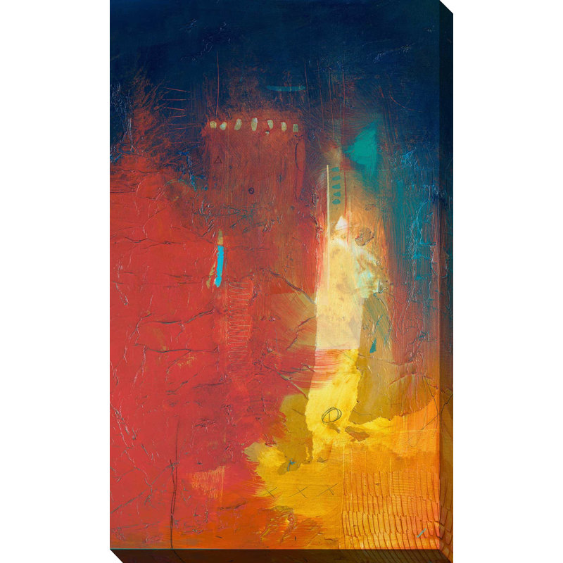 «Summer Set II», reproduction de peinture acrylique, H 30 po x l 18 po x P 1 po, Toile tendue