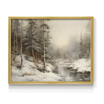 Paysages rétro-DCCDXL-Reproduction encadrée - réversible