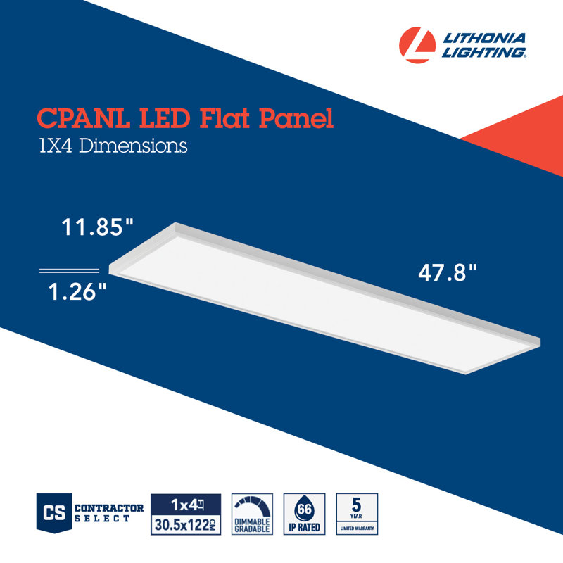 Dimmable Rectangle Flat Panel Ceiling Light