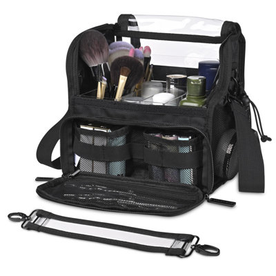 Fabric 8 Compartment Makeup Organizer