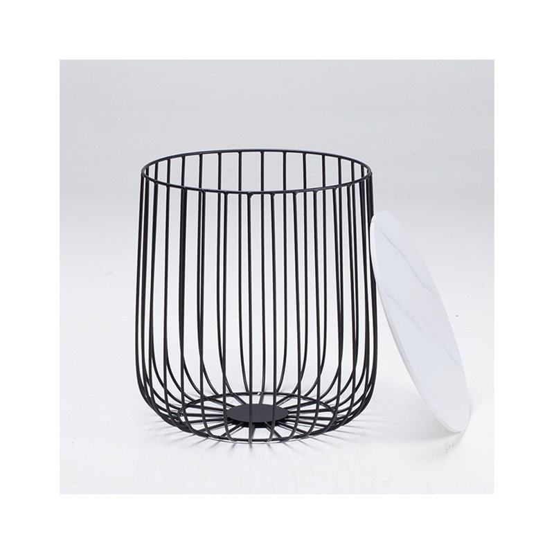 Ardrie Drum Coffee Table with Storage