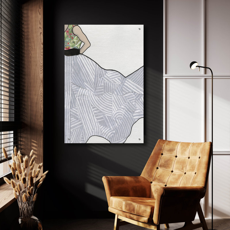  «The Oscars Red Carpet 2» par Coco Good, art mural en verre acrylique, H 36 po x l 24 po