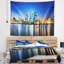 Paysage urbain canary wharf london tapestry-28503684