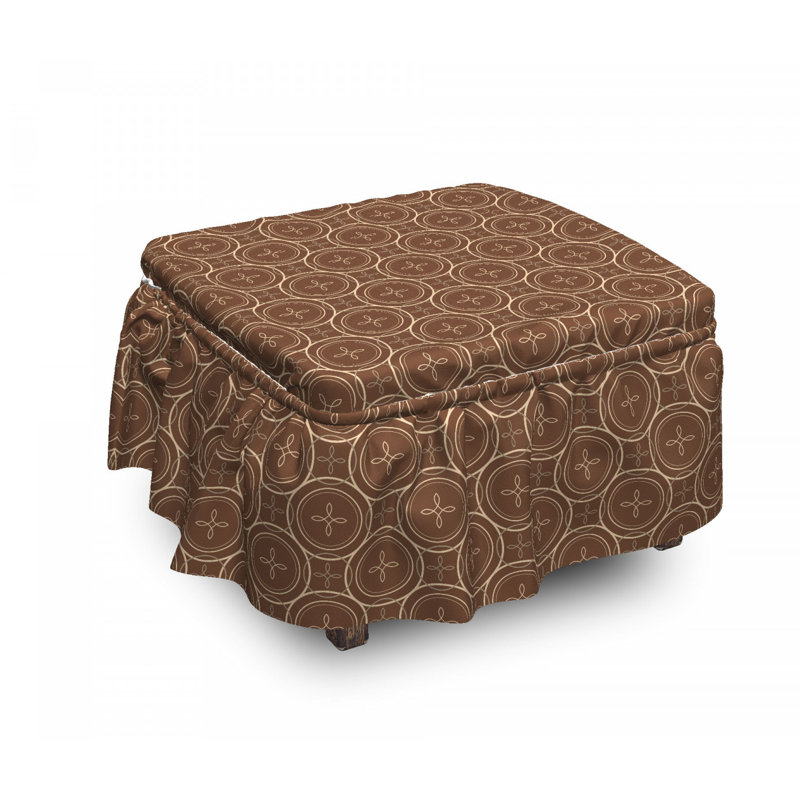 Housse pour repose-pieds rond classic ring