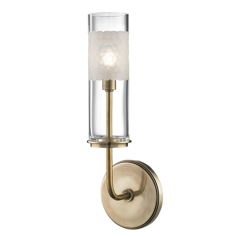 Wentworth 1 - Light Armed Sconce, Aged Brass