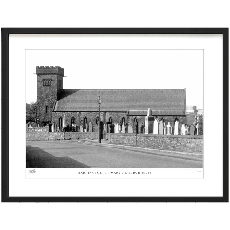 Harrington, St Mary's Church C1955 by Francis Frith - Single Picture Frame Print, 40cm H x 50cm W x 2.3cm D