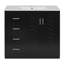 Meuble-lavabo 36 po avec lavabo en céramique-711483291