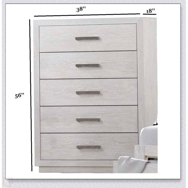 Commode de style transitionnel 1pc