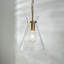 1 - Light Brushed Brass Pendant