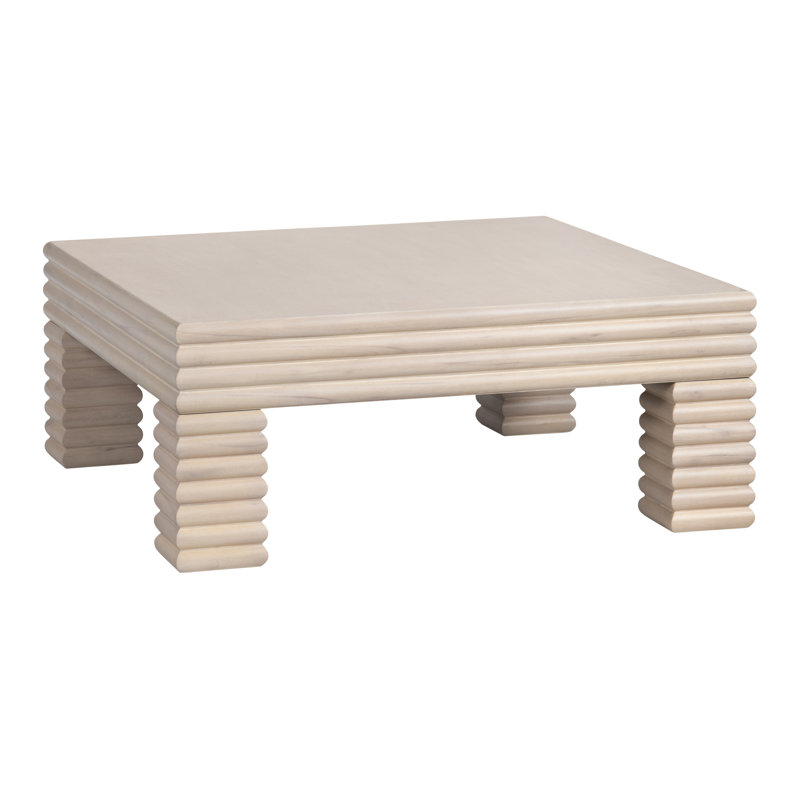 Demartini Square Reeded Cocktail_Coffee Table