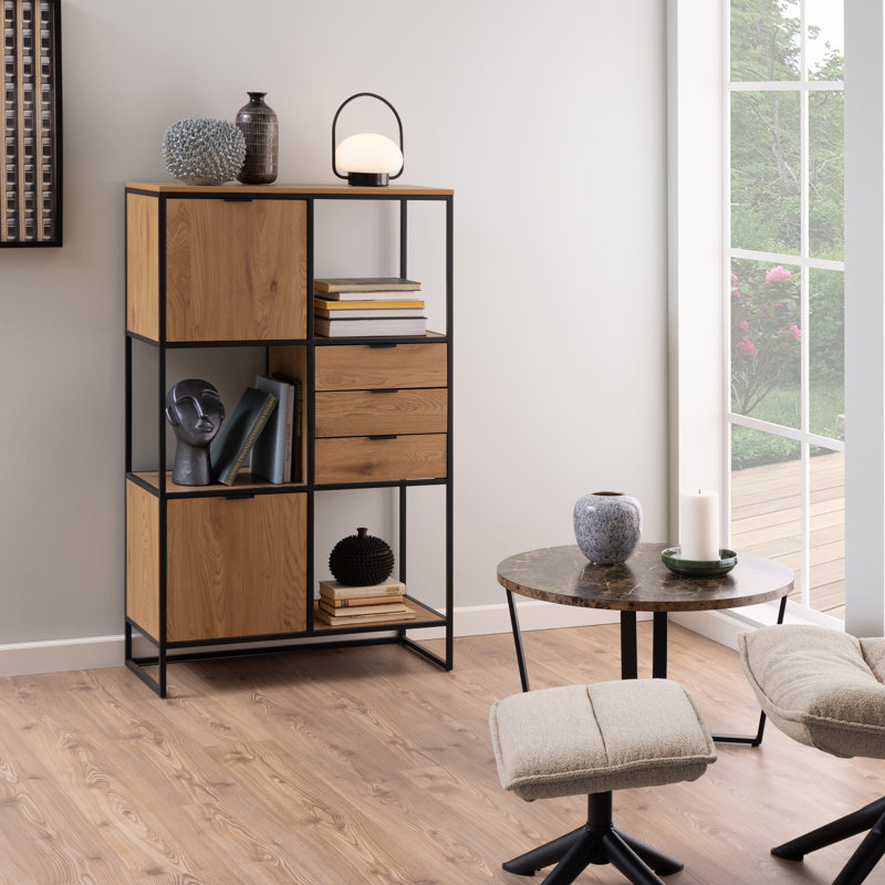 Anora 141cm H x 85cm W Standard Bookcase