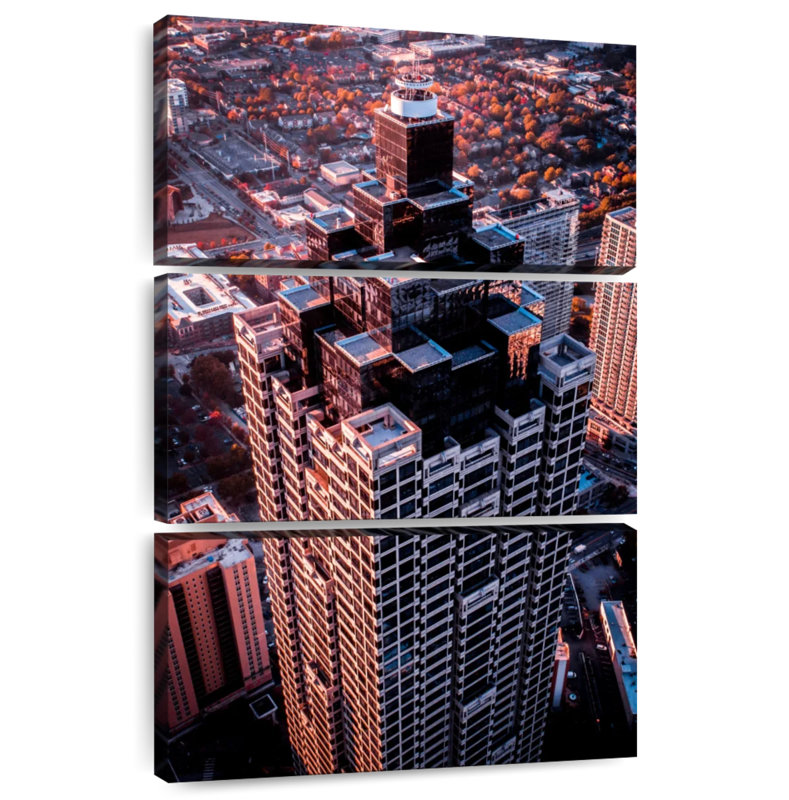 Lilie Atlanta Skyscraper, 74" H x 48" W
