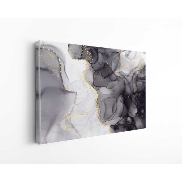 Brayden Studio® Marble On Canvas Print | Wayfair