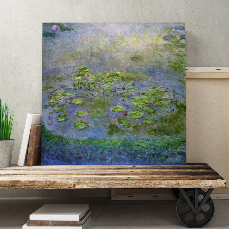 Water Lilies No. by Claude Monet - Wrapped Canvas, 76cm H x 76cm W