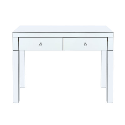 Bureau spacieux avec miroir et tiroirs pour la chambre à coucher - Contemporary Chic