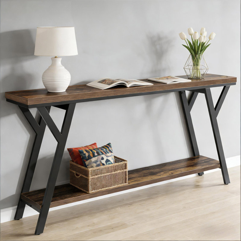 Couch Table,2-Tier Console Table,Sofa Table Couch