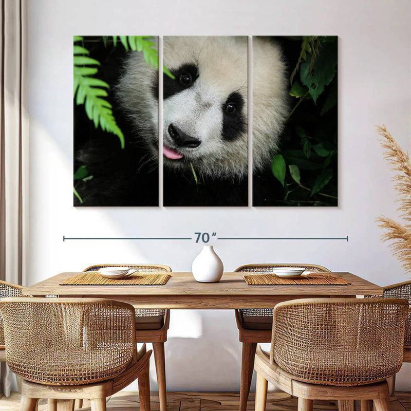 Brampt Panda Surprise, 42" H x 65" W