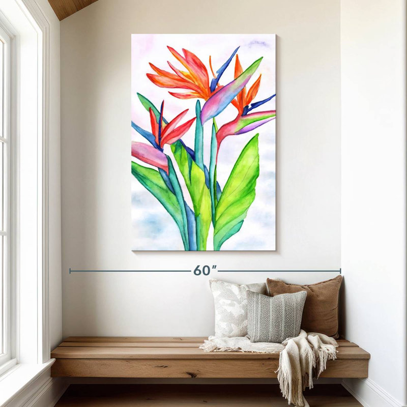 Strelitzias Harnek, H 48 po x l 32 po