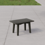 Table d'appoint d'extérieur Polett L 19,6 po x l 13,7 po Polett