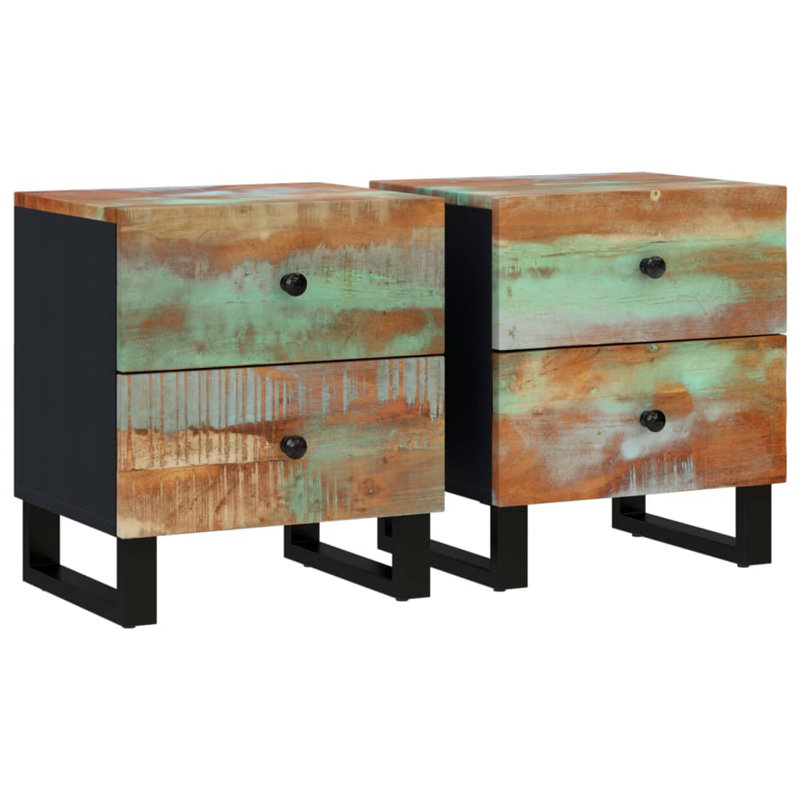 Luling 13'' W Nightstand, Wood Reclaimed