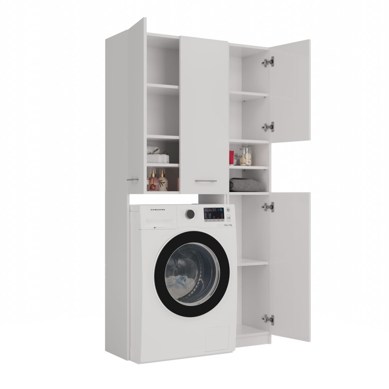 Narla MDF Wood Laundry Room Organiser