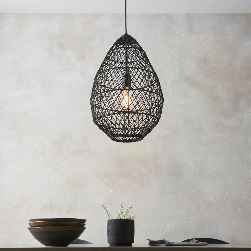 Blountville 1 - Light Rattan Pendant