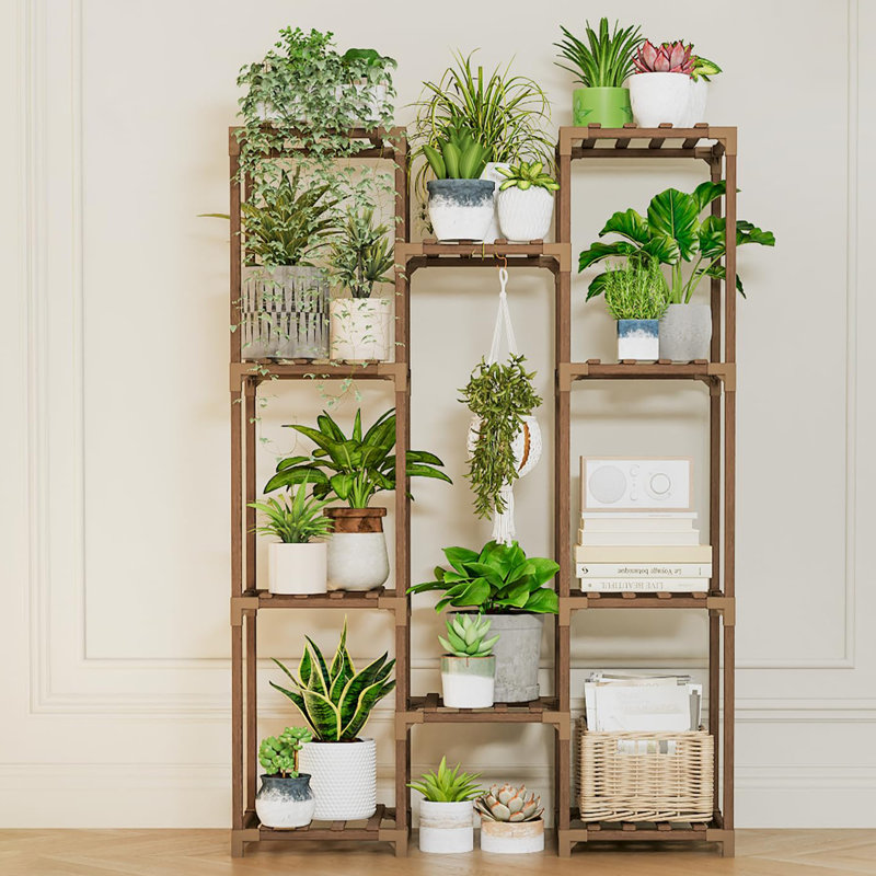 Chamberlyn Plant Stand, Brown