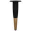 vidaXL Furniture Feet Black and Gold Iron Home Accessories Support Improvement