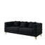 Canapé modulaire surdimensionné de 81 pouces à 3 places de 81 pouces, tissu confortable pour le salon, assise profonde avec 3 coussins lombaires pour une détente ultime-785261095