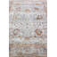 Tapis unique nouvel âge 6 pi 2 po x 8 pi 11 po Agra en bleu clair / rouille / brun / ivoire Agra