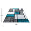 Tapis à motif géométrique moderne Skarthi-758933881