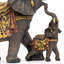 Statue maman et bébé éléphant