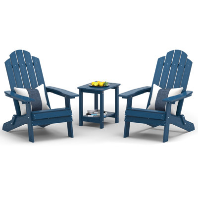 Outdoor Adirondack Chair With Table