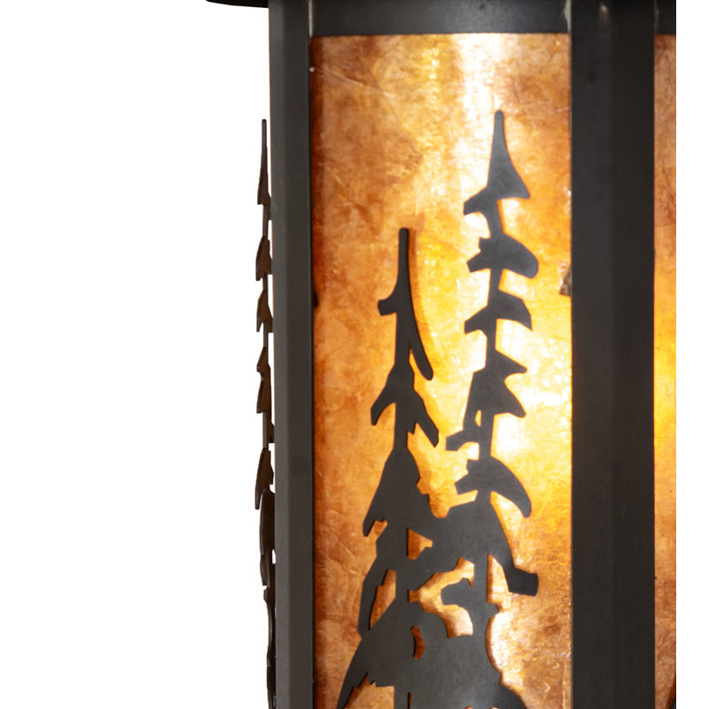 5" Wide Fulton Tall Pines Wall Sconce