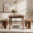 47” Rustic Dining Bench, Farmhouse Wood Seat for Dining Room & Entryway, 300 lbs Capacity-1393223933