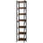Nordic-Style Metal-Framed Bookshelf, Multi-Tiered Eco-Friendly Board Storage Rack For Home Use Floor-Standing Storage Unit For Living Rooms And Studies