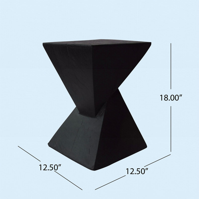 Table d'appoint moderne - table de bout élégante compatible avec le salon, Noir