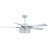 52" Crystal Ceiling Fan with Light Kit and Remote, Reversible DC Motor Glam Ceiling Fan