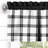Plaid Tailored Kitchen Curtain-70338855-70338860