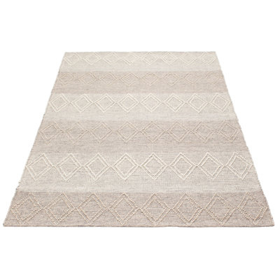 Dellamae Performance Hand Braided Wool Rug
