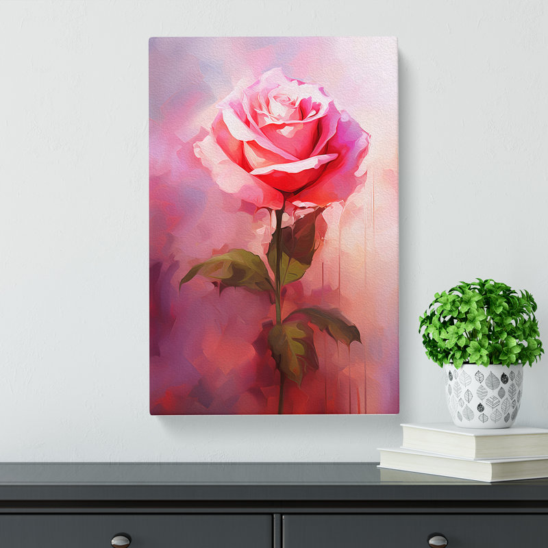 Rose Gestural No.2 - Print, 50cm H x 35cm W x 3cm D
